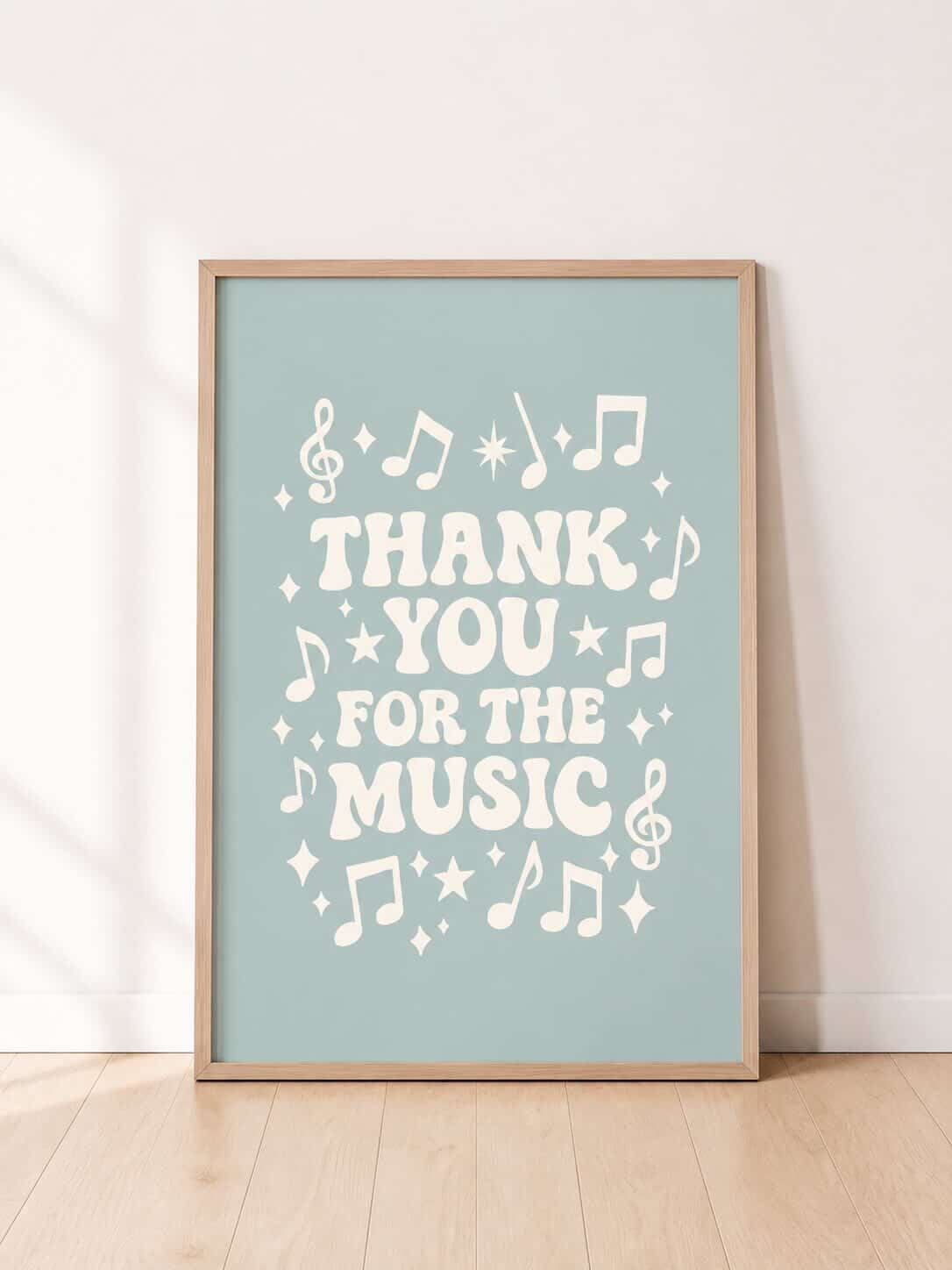 Thank you for the music